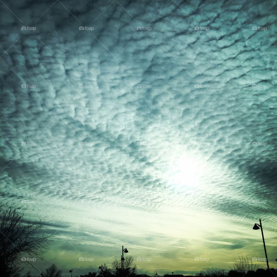Rippled clouds. Westerville, Oh