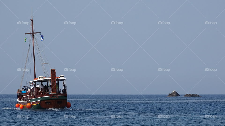 Greece Santorini. Greece Santorini Red beach