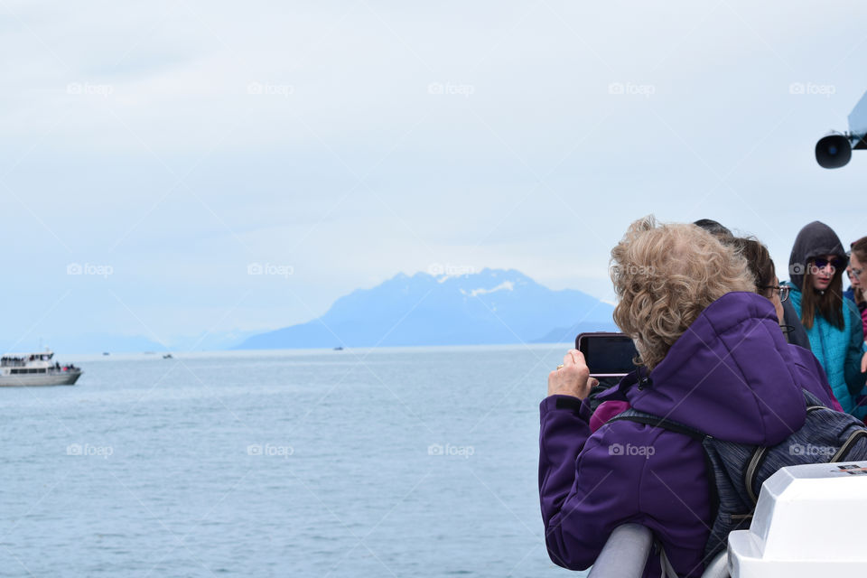 Whale watching in Alaska