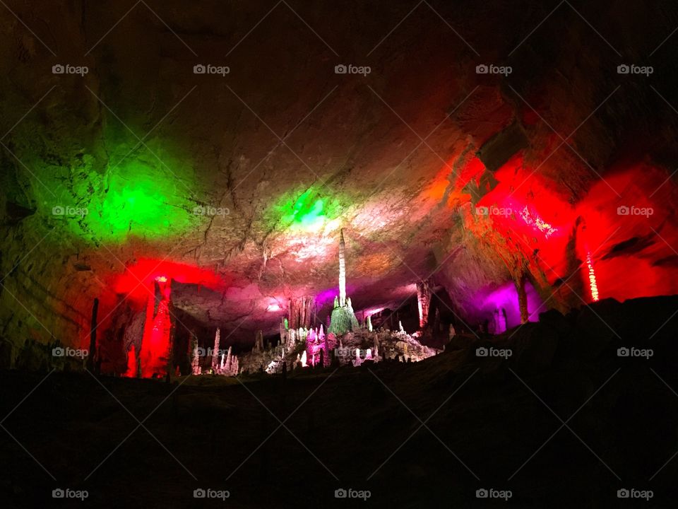 Cave colors and lights