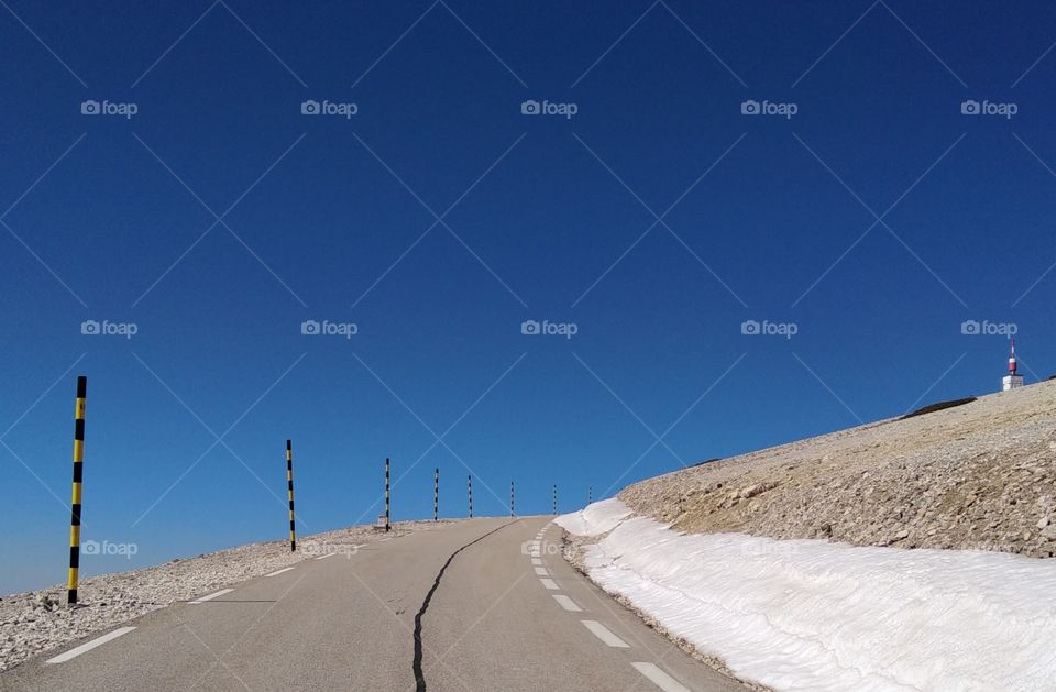 street of Mont Ventoux