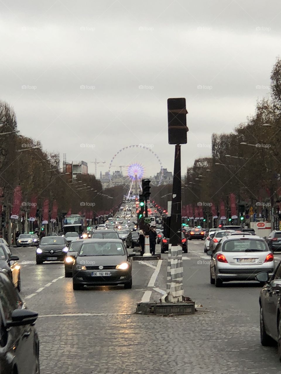 Champs elysee paris france 