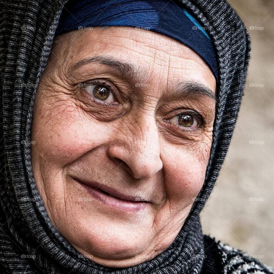 An old woman