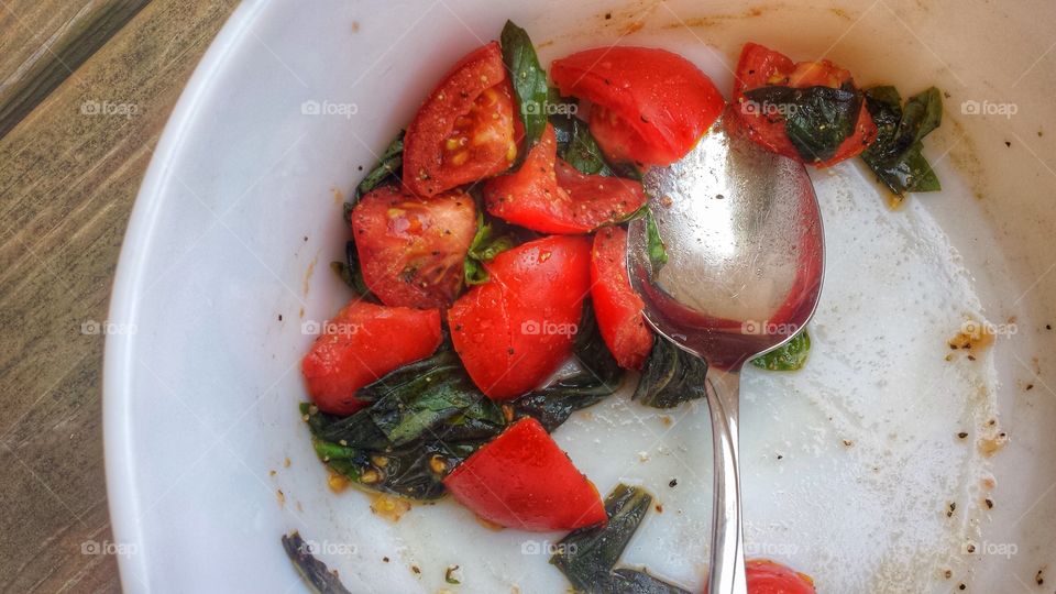 Tomatoes with Basil