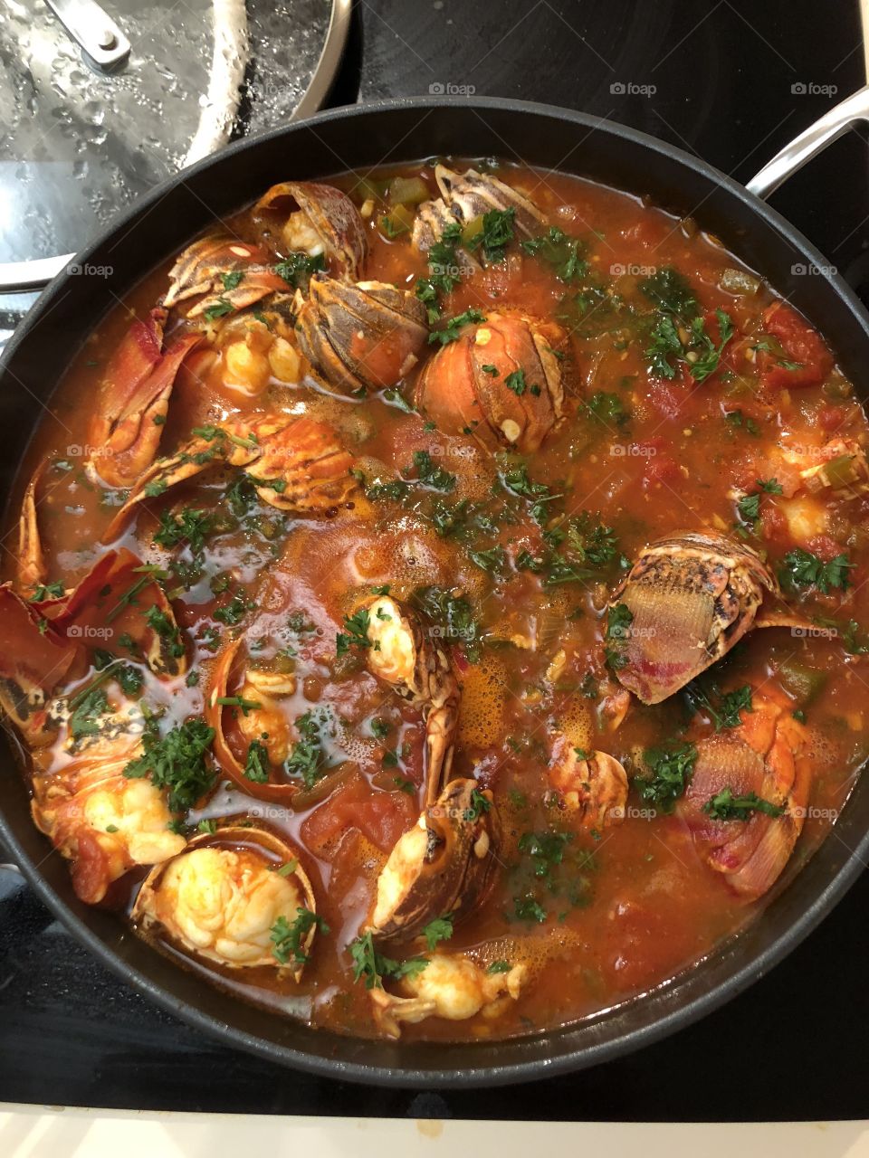 Enchilado de Langosta (lobster creole)