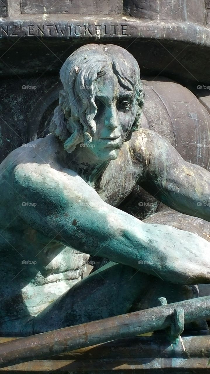 Brunnenfigur Koblenz Germany