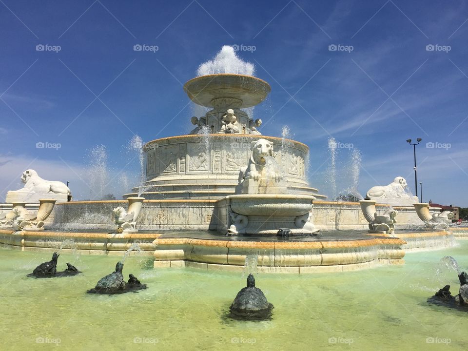 Fountain on Belle Isle 