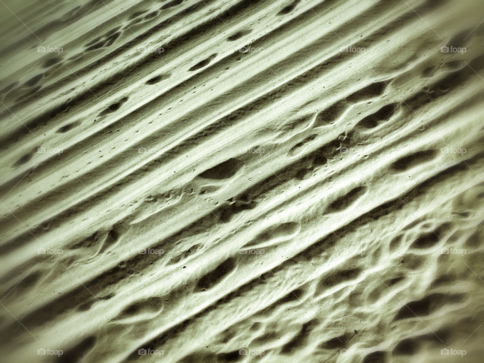 beach sand sea footprints by danzigarie