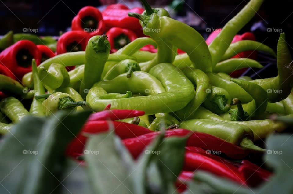 Vivid peppers