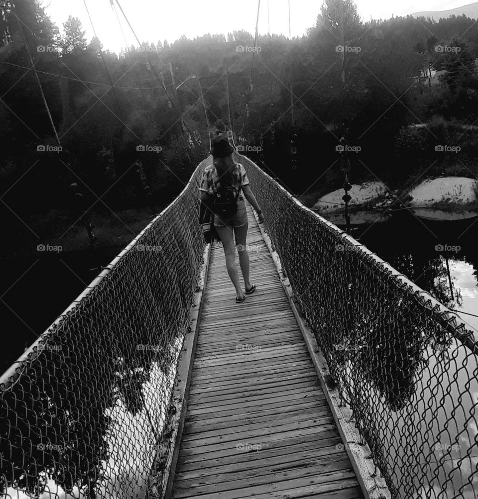 Walking On The Bridge