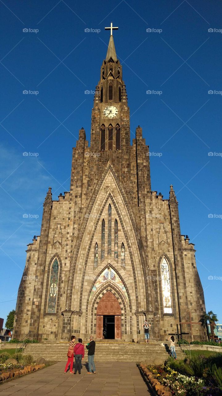 Bela Igreja, catedral de pedra, Calena RS Brasil