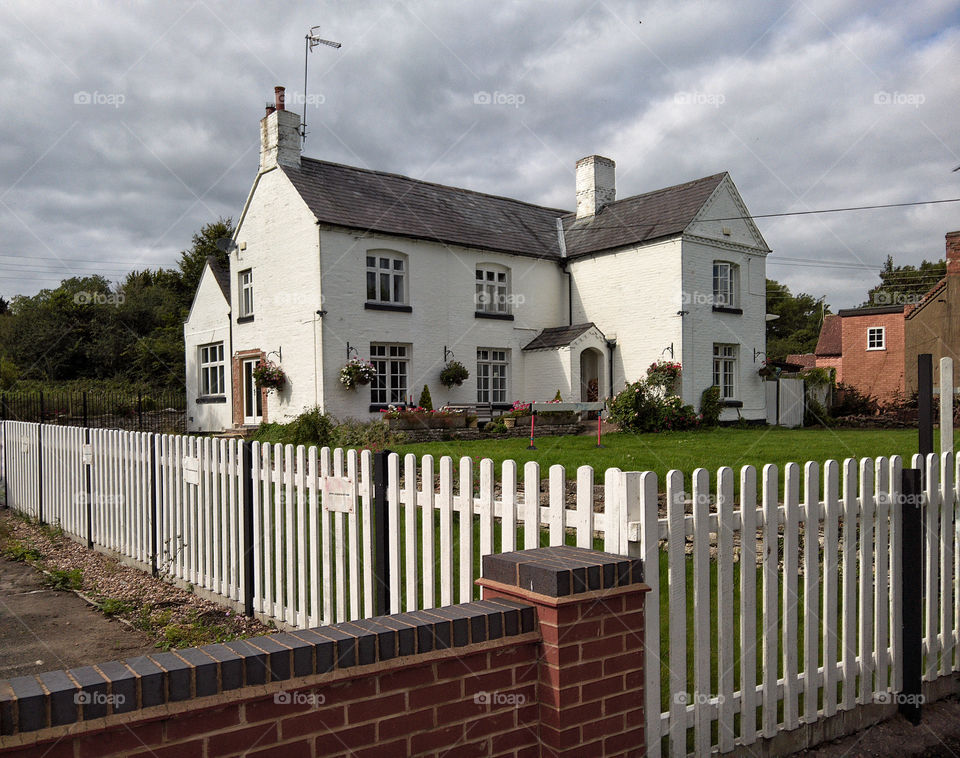 Fence, House, Home, Architecture, No Person