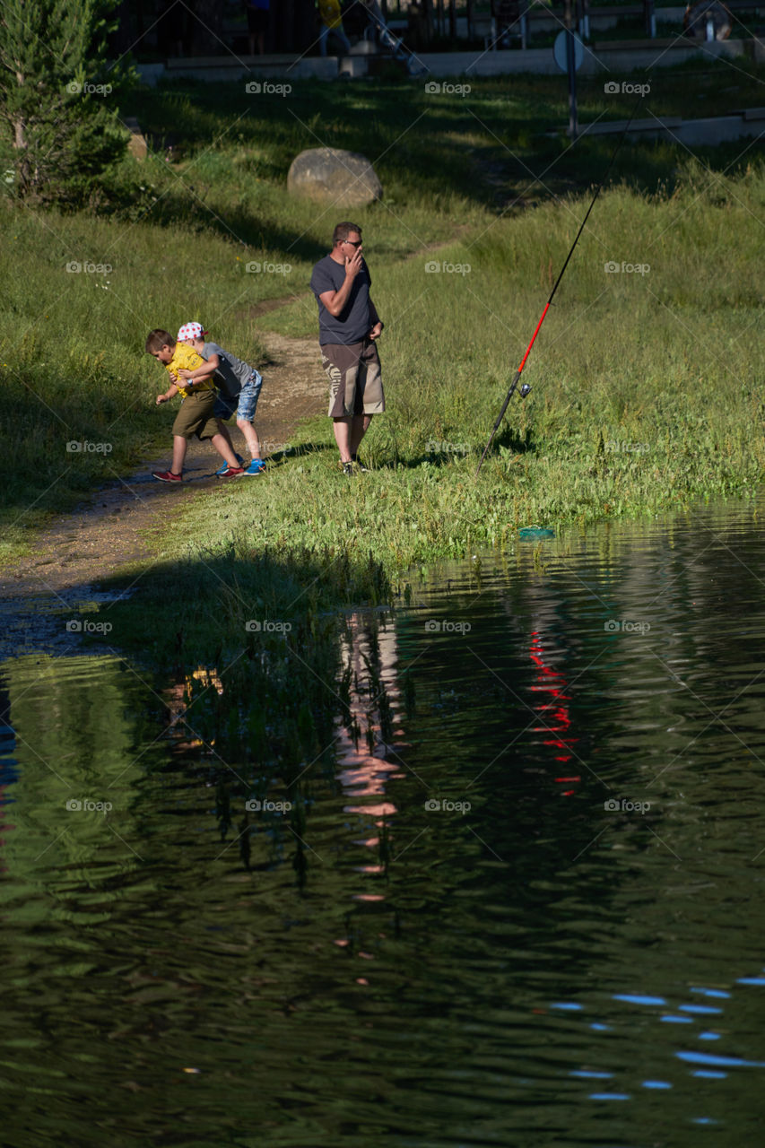 Fishing and fighting 