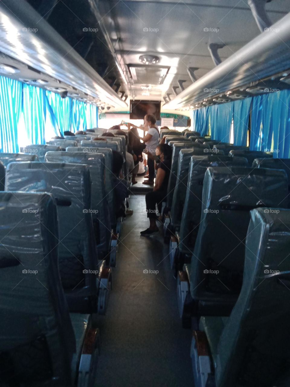 A 50 SEATER CAPACITY BUS,,