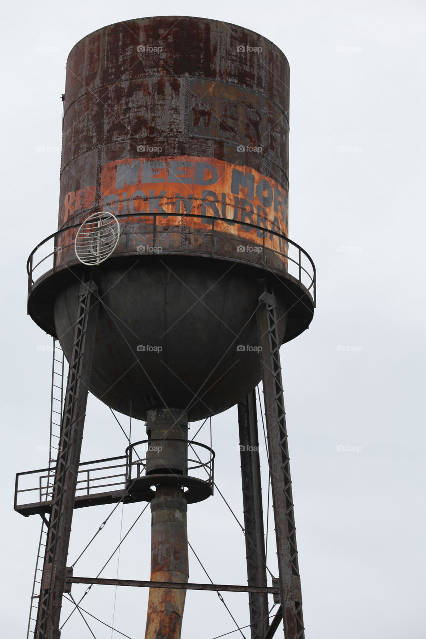 Antique water tower 
