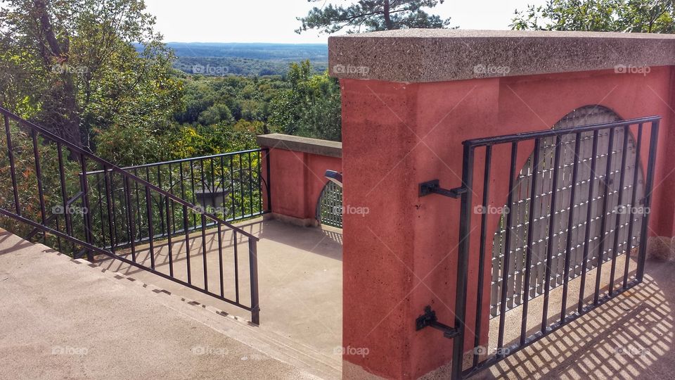 Nature. Stairs to Lookout Deck