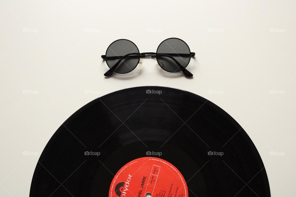 Old gramophone record