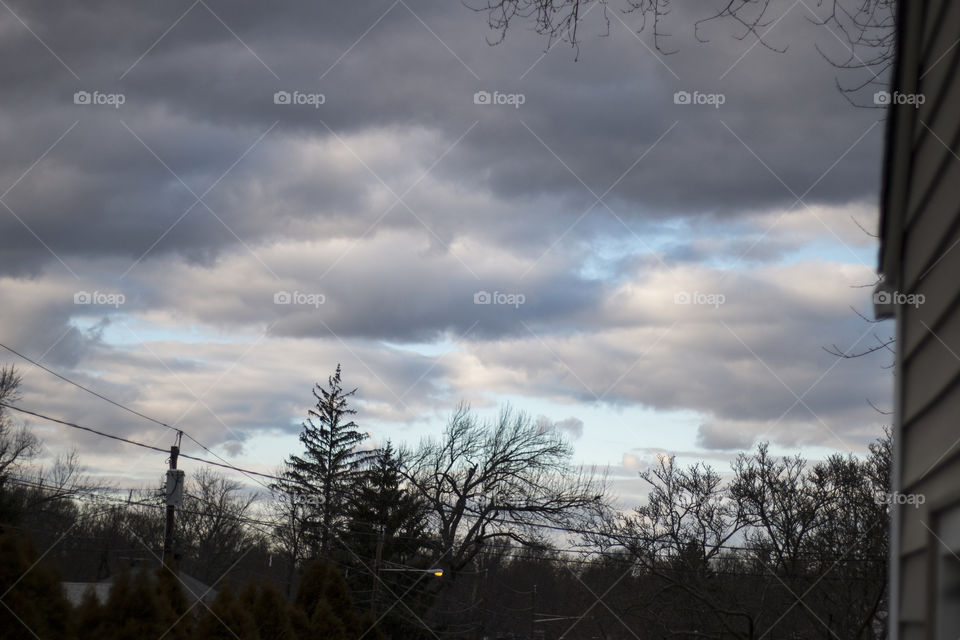 Stormy skies 