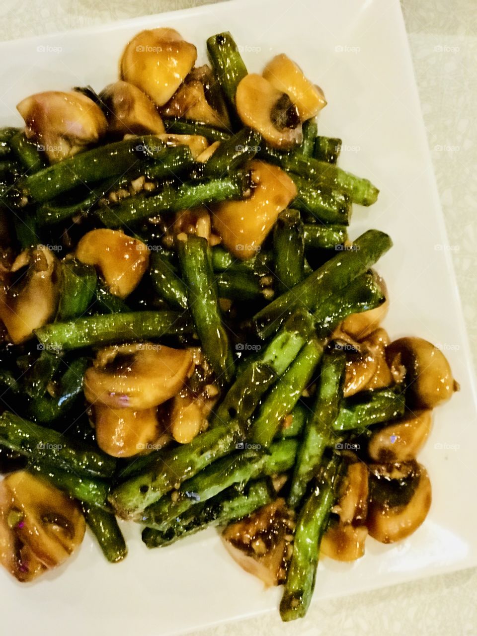 Chinese String Beans & Mushrooms