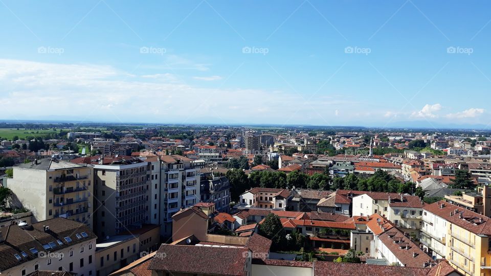 Novara cityscape
