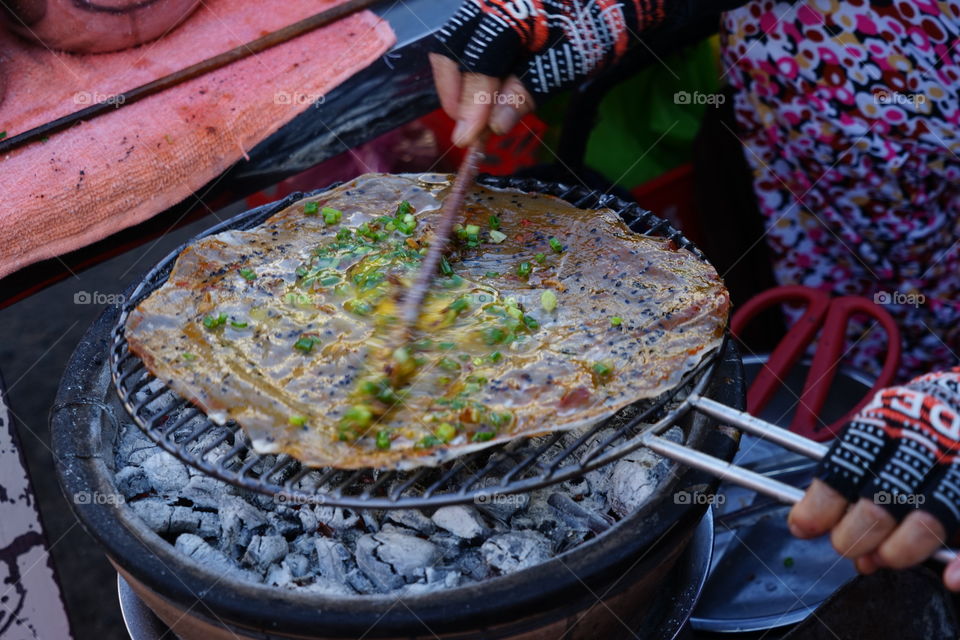 Vietnamese pizza