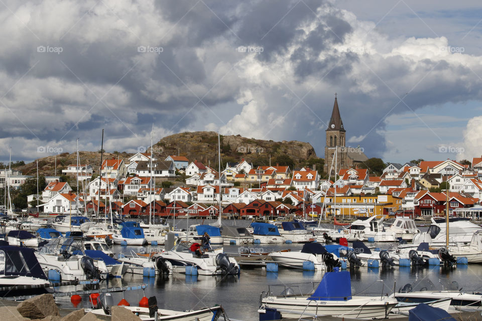 Fjällbacka harbour Sweden 