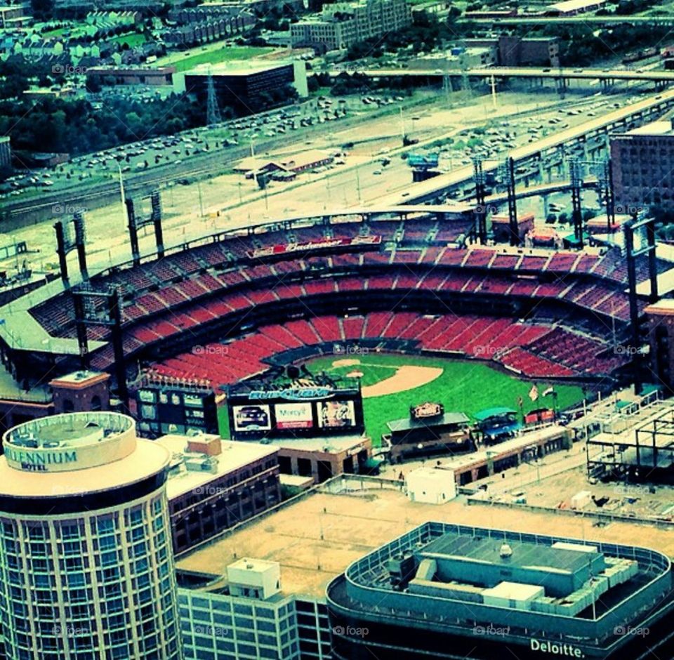 View of Busch Stadium