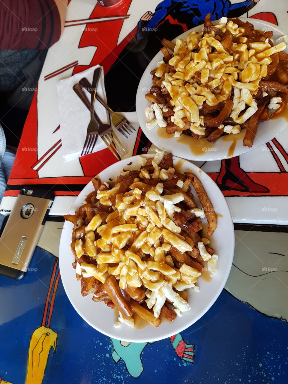 Traditional poutine