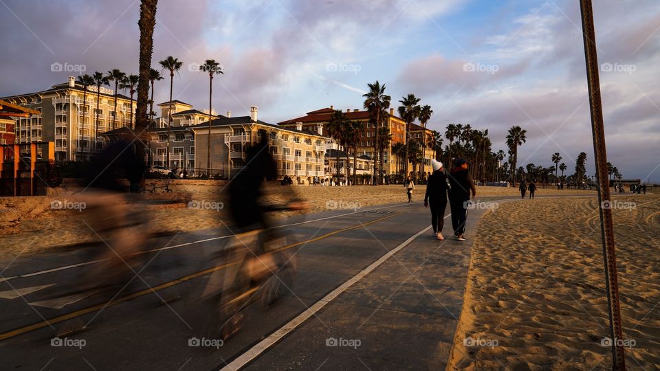 Biking Santa Monica