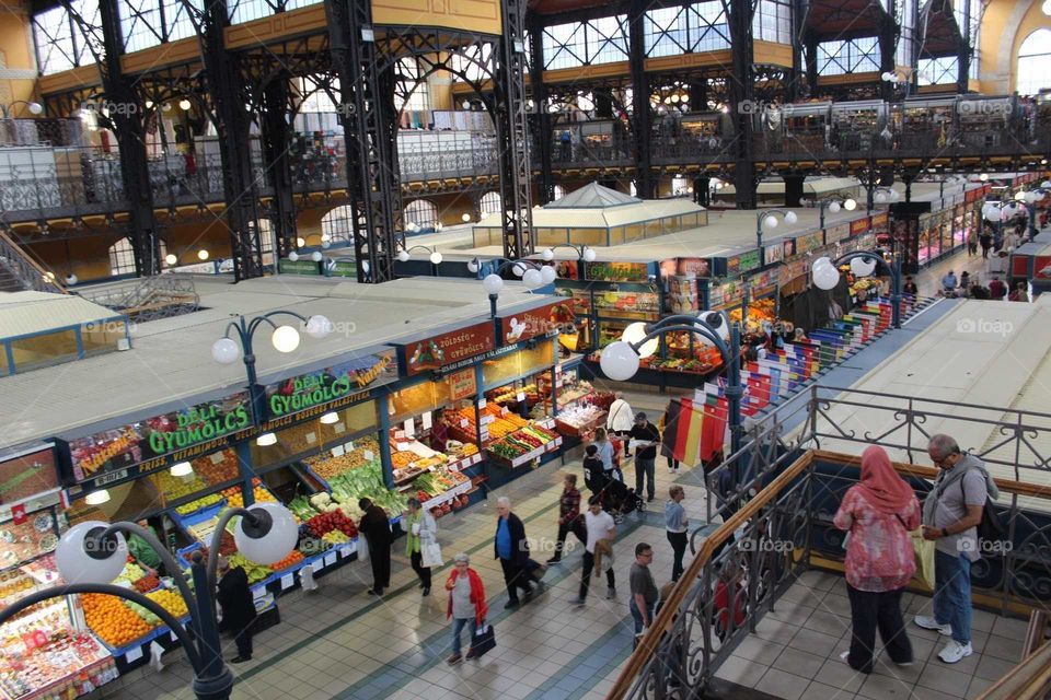 A great bazar in Budapest