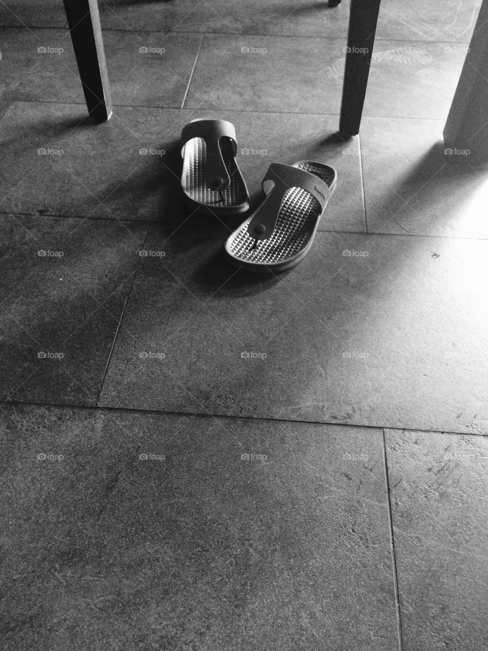 Shoes on the floor