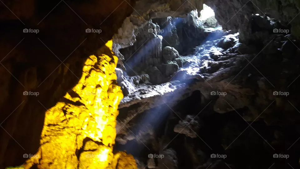 harbor and cave
