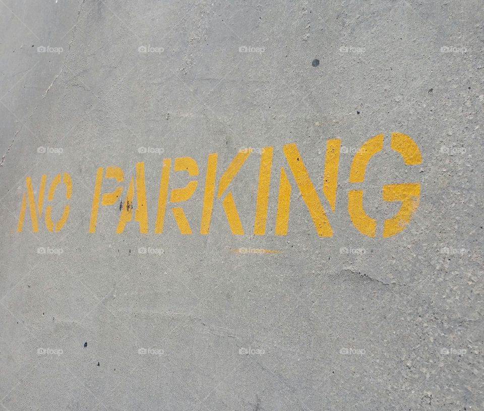 No Parking Marking