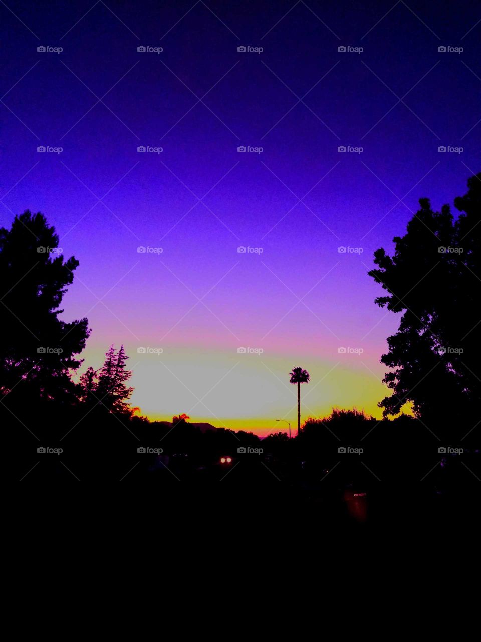 sunset in Temecula California