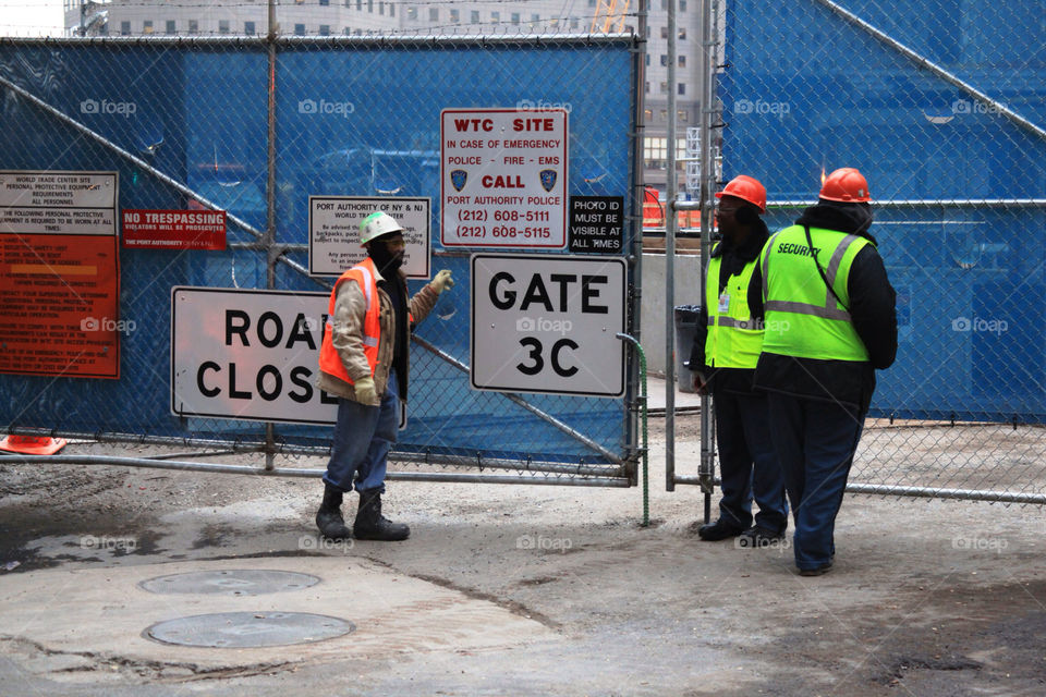 new york manhattan workers gate by adrianocastelli