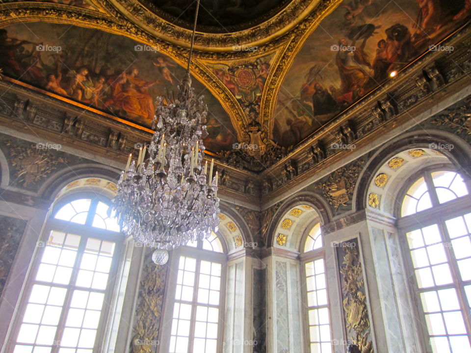 Ceiling, Architecture, Travel, Museum, No Person