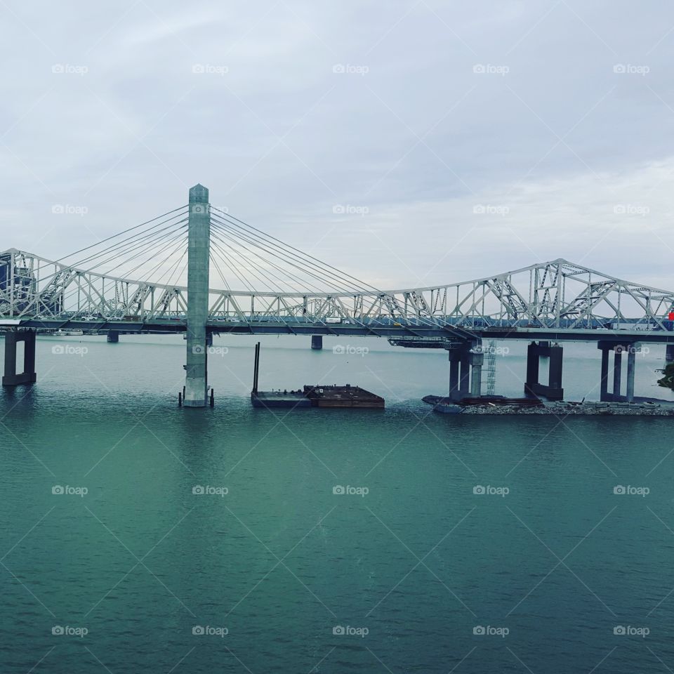 new bridge in progress. Louisville ky