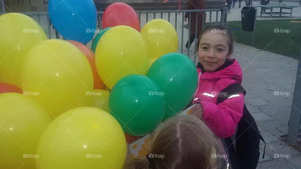 Birthday celebration for school