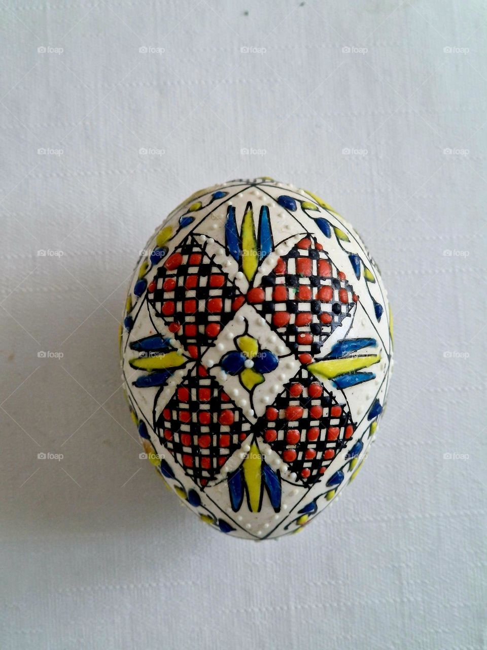 traditionally painted Easter eggs