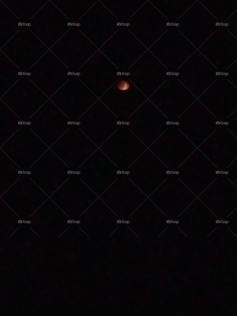 awesome red moon