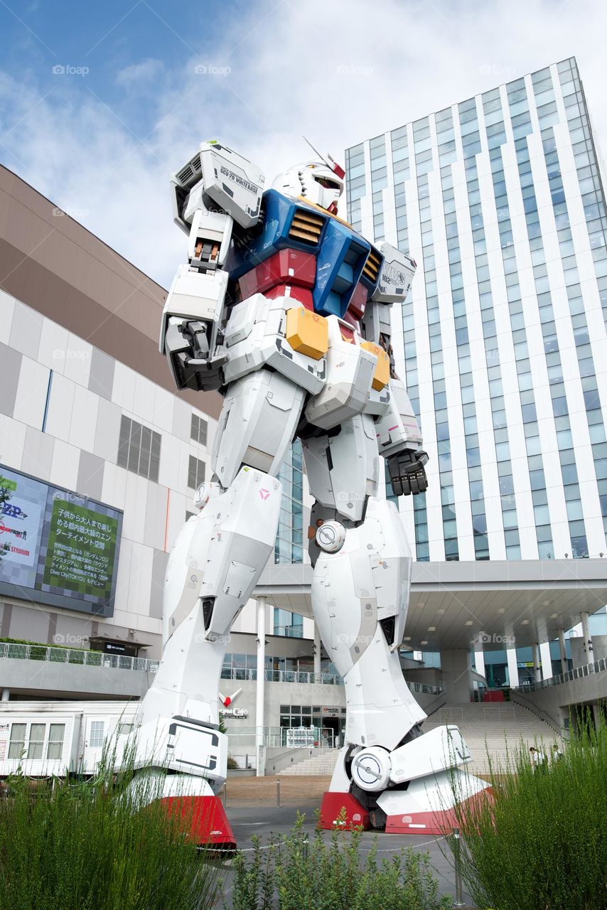 Gundam Robot at Divercity Tokyo Japan