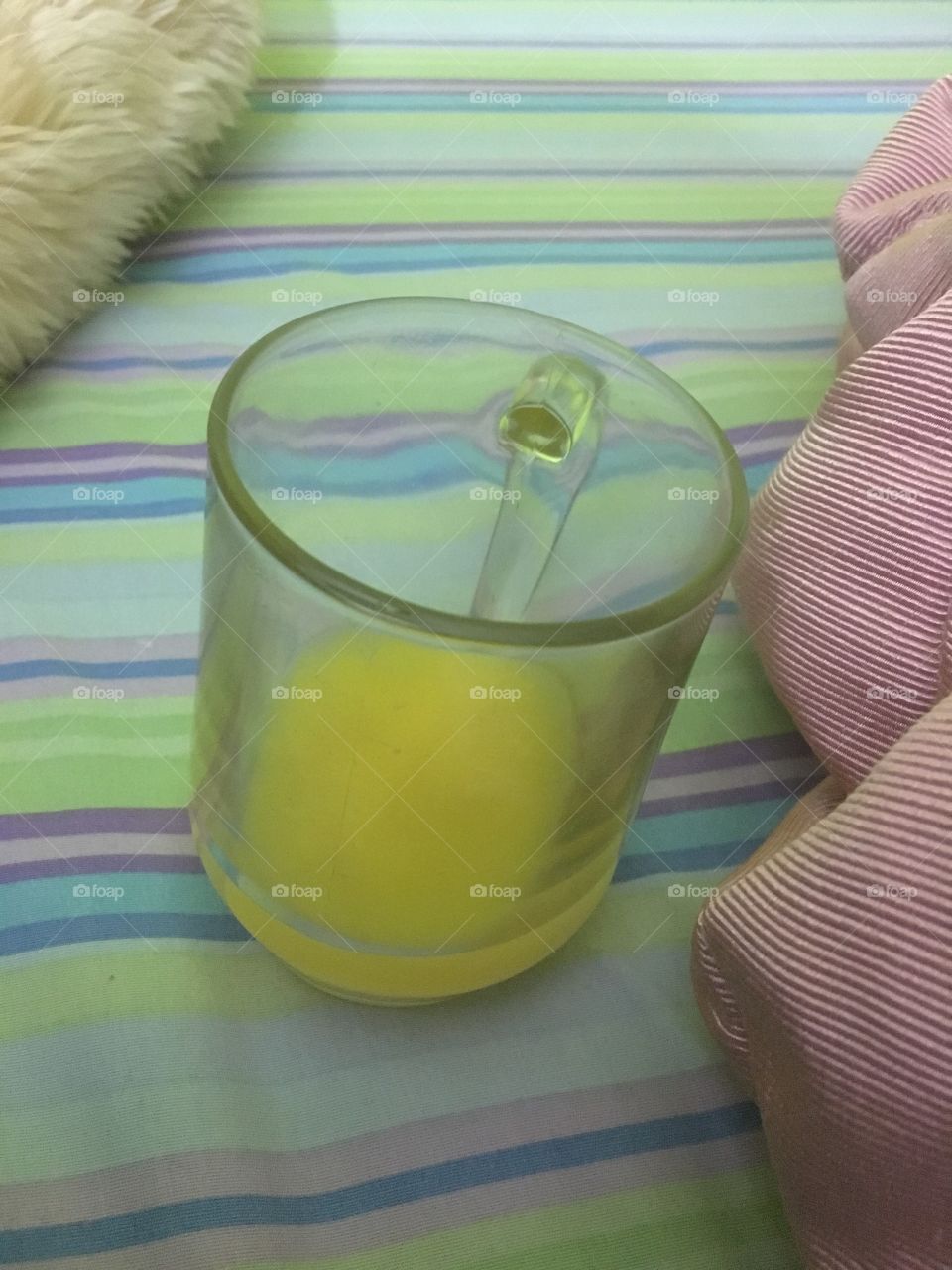 Juice in bed