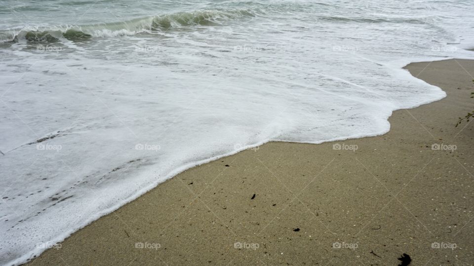 A macro photo of a beautiful wave
