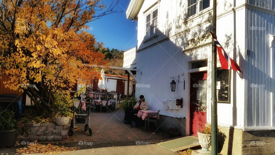 Cafe in my little hometown Svelvik