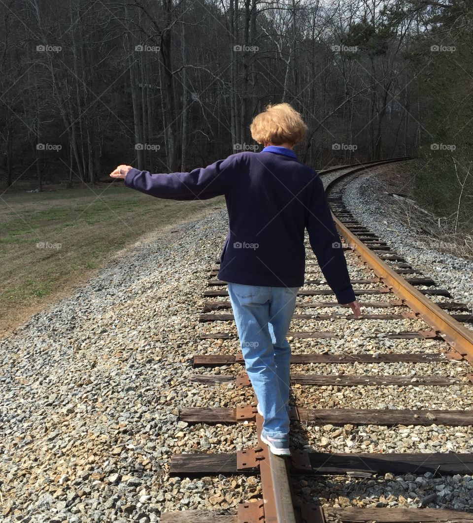 Walking on Railroad Tracks