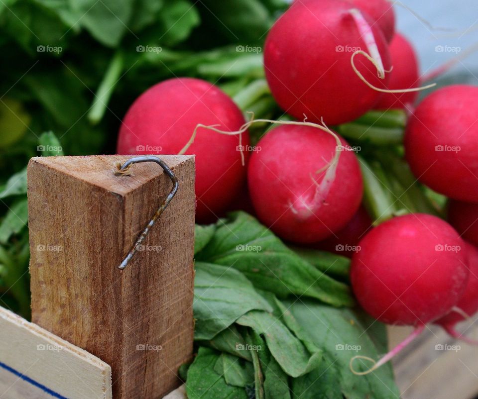 Vegetable detail from market