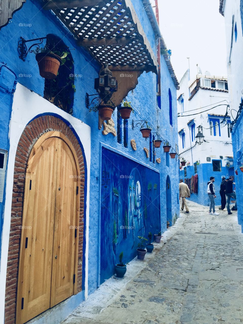 The blue city Morocco