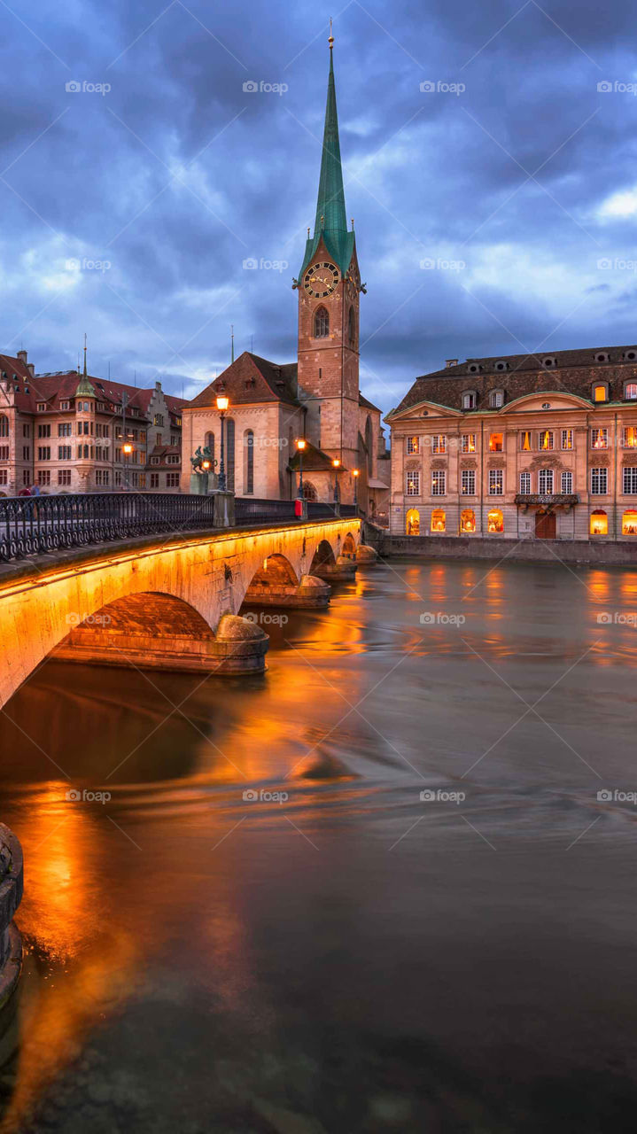 A wonderful bridge in autumn time