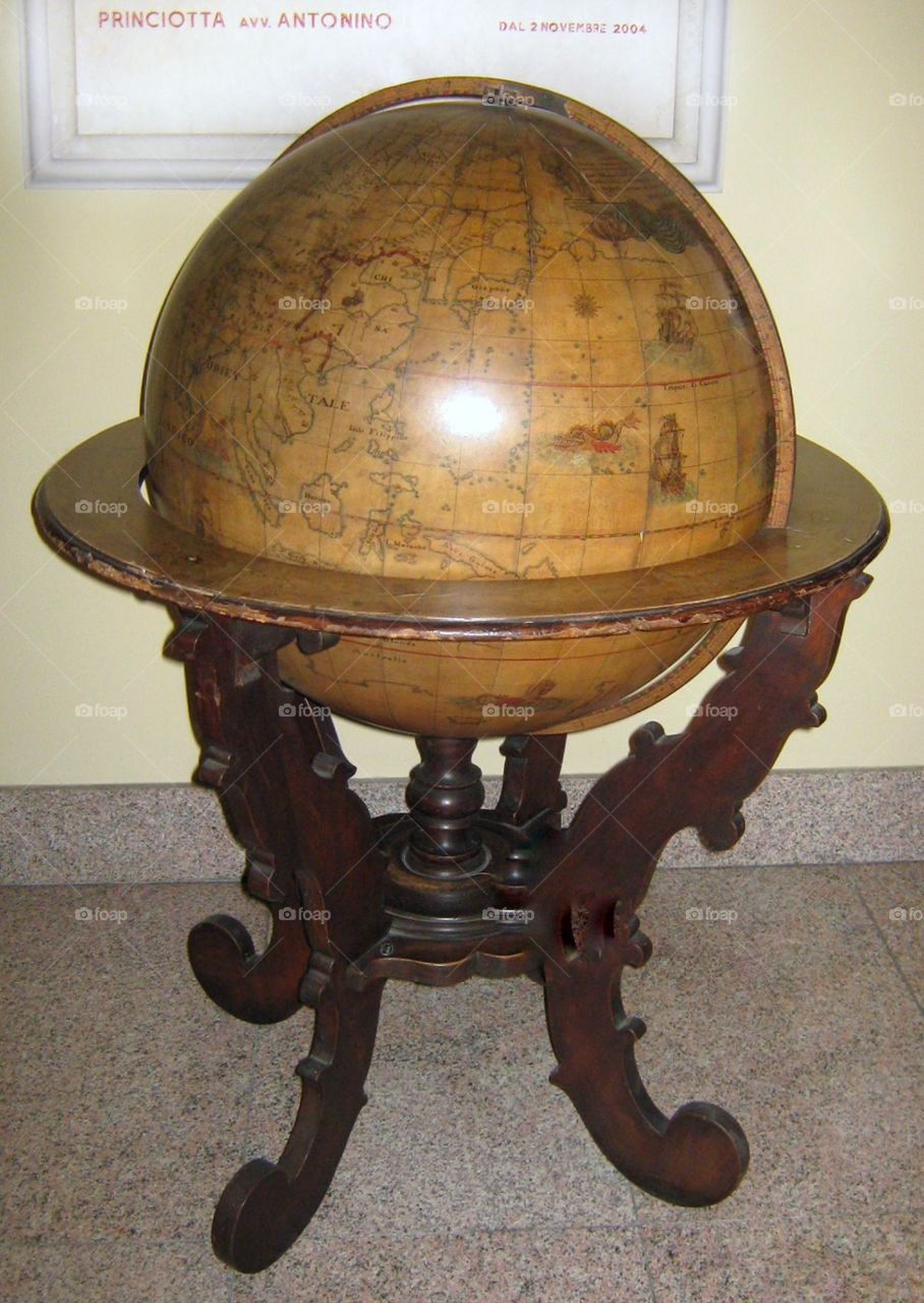 Antique globe