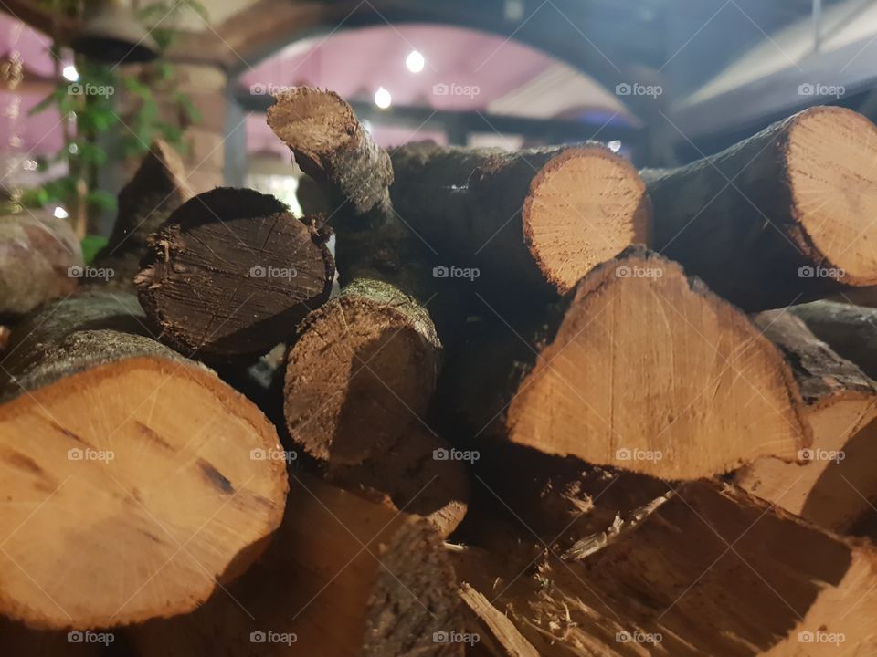 madera del bosque